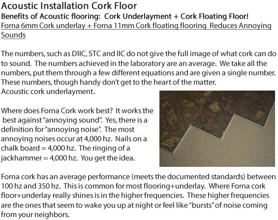 Cork Underlayment, Cork Sound Barrier, Soundproofing Cork, Sound Seal,  Sound Insulation